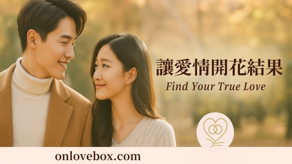戀愛心悅 LoveBox 婚戀媒合宣傳圖，強調專業與真誠的服務